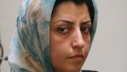 Aktivis HAM asal Iran, Narges Mohammadi, menghadiri pertemuan yang membahas soal hak perempuan di Teheran, Iran, pada 27 Agustus 2007. (Foto: AP/Vahid Salemi)