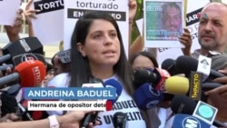 Familiares de presos políticos protestan frente a la embajada de Brasil en Venezuela