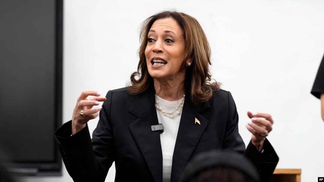 Kamala Haris u kampanji u Džordžiji, 29. avgust 2024. (AP Photo/Jacquelyn Martin)