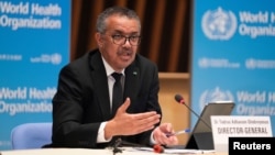 Le directeur général de l'OMS, Tedros Adhanom Ghebreyesus.