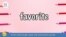 How to Pronounce: Favorite Things 