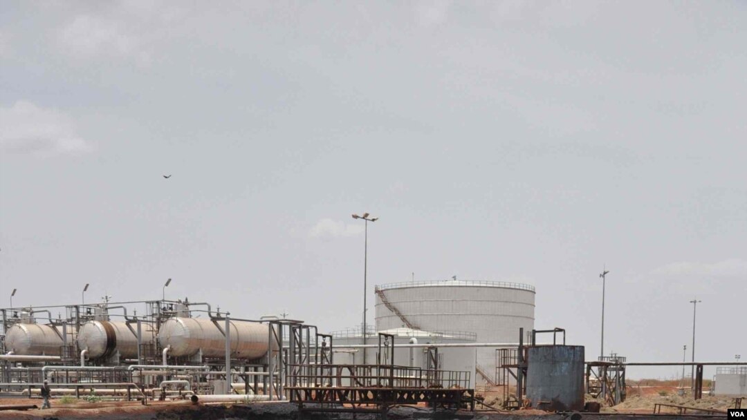 A South Sudan oil production facility in Unity State.