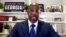 Democratic U.S. Senate candidate Rev. Raphael Warnock delivers a virtual victory speech on his campaign's Youtube account, January 6, 2021.