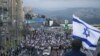هزاران تن در آخرین مرحله راهپیمایی چهار روزه برای آزادی گروگان‌ها به اورشلیم رسیدند