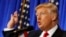 President-elect Donald Trump speaks during a news conference in the lobby of Trump Tower in New York, Jan. 11, 2017. 