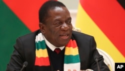 Presiden Zimbabwe Emerson Mnangagwa 