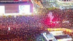 Drone Video Shows Massive Demonstration in Poland Against Abortion Law 