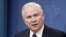 Secretary of Defense Robert Gates addresses the media during a press conference at the Pentagon, 24 Mar 2010