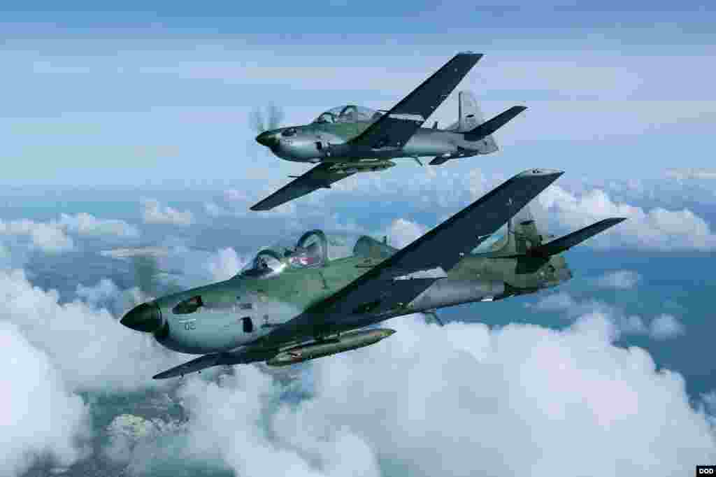 Jiragen kai farmaki na A-29 Super Tucano na rundunar sojojin kasar Afghanistan