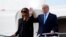 Дональд Трамп и Мелания Трамп в аэропорту Кан, Франция, 6 июня 2019