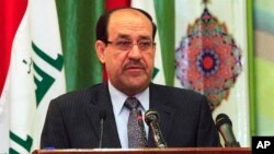 PM Irak Nuri al-Maliki menyebut konflik di Suriah berpotensi menyebabkan kekerasan sektarian di Irak (foto: dok). 