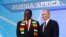 Umongameli Emmerson Mnangagwa loMongameli wele Russia uMnu. Vladimir Putin wele Russia