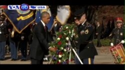 TT Obama đặt vòng hoa nhân ngày Cựu Chiến binh (VOA60)