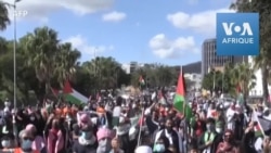Environ 2.000 personnes manifestent au Cap en soutien aux Palestiniens