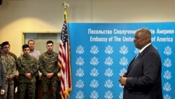 Очільник Пентагону подякував працівникам посольства США в Україні. Відео