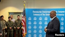 Bộ trưởng Quốc phòng Mỹ Austin thăm Kyiv.