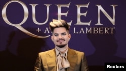 Adam Lambert dalam konferensi pers jelang tur musik bersama Queen "The Rhapsody" di Conrad Hotel, Seoul, Korea Selatan, 16 Januari 2020. (Foto: dok).