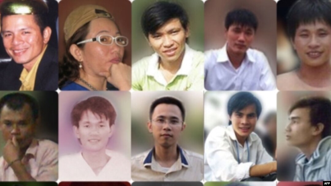 Những người trẻ Công giáo thuộc Dòng Chúa Cứu Thế thuộc nhóm 17 nhà tranh đấu nhân quyền bị bắt giam từ cuối tháng 7 năm 2011 vì bị cáo buộc vi phạm điều 79 và 88 Bộ Luật Hình sự.