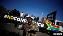 Protestos contra Zuma, cidade do Cabo, 8 de Agosto