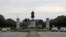 FILE - A statue of P.G.T. Beauregard is seen at the entrance to City Park at Esplanade Ave. in New Orleans, Sept. 2, 2015. 