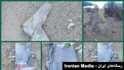 تصاویری از بقایای یک هواپیما که رسانه‌های ایران منتشر کرده‌اند