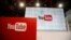 FILE - Signage is seen inside the YouTube Space LA offices in Los Angeles, California, Oct. 21, 2015. 