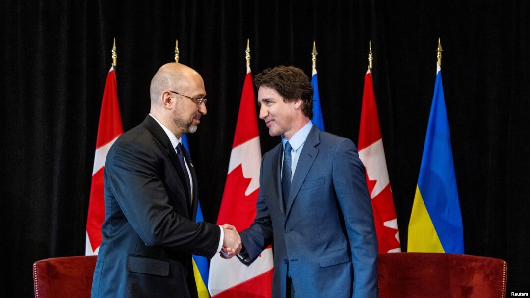Umushikiranganji wa mbere wa Ukraine Shmyhal abonana n'umushikiranganji wa mbere wa Canada Trudeau i Toronto