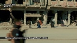 Destitute Mosul Residents Turn to Scrap Metal Foraging After IS