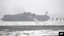 تصادم یک طیاره قرغزستان به زمین