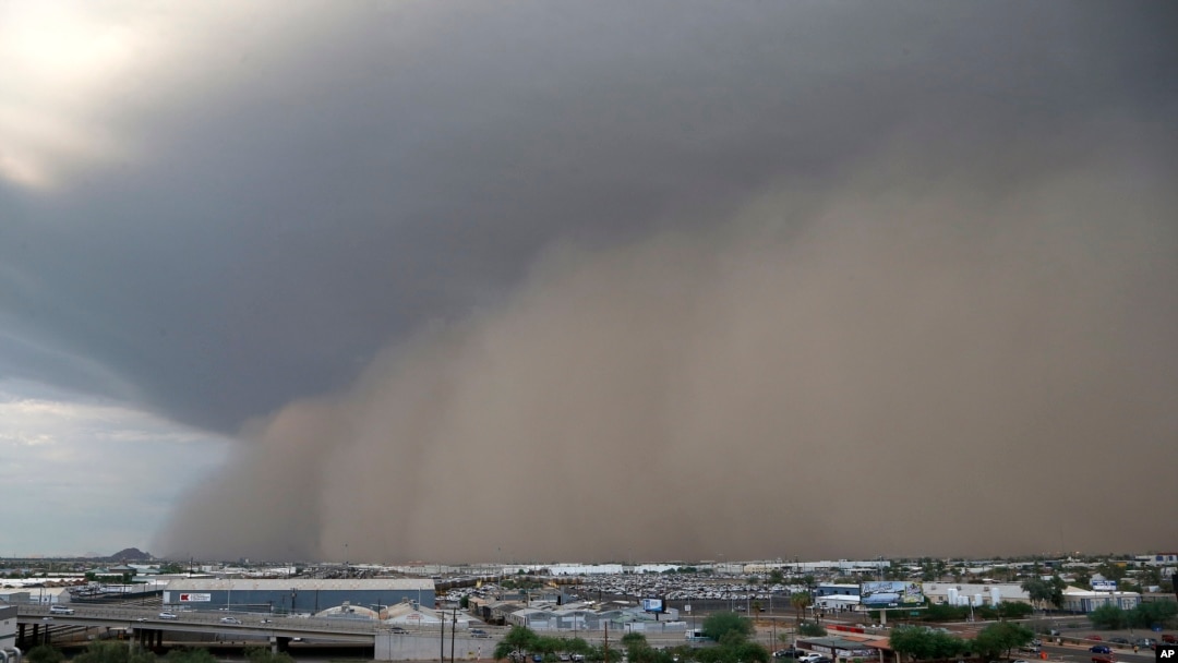 Badai pasir di Arizona pada Agustus 2013.