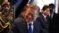 South Korean President Moon Jae-in arrives for a luncheon in Dubai, United Arab Emirates, Tuesday, March 27, 2018. Moon on Tuesday attended an Emirati-Korean business forum at the Burj Khalifa, the world's tallest building, in Dubai as part of his tour of the UAE.