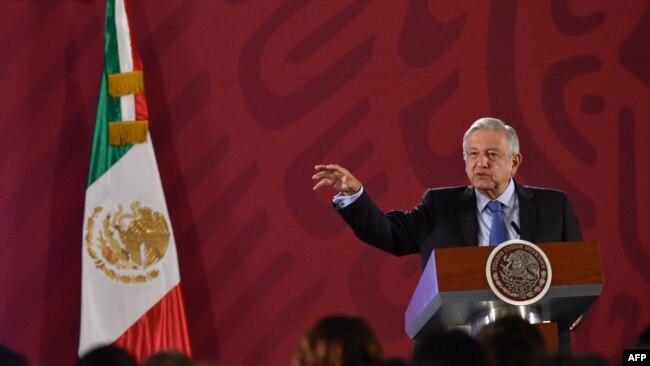 Tổng thống Mexico Andres Manuel Lopez Obrador.