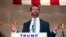 FILE - Donald Trump Jr. tapes his speech for the first day of the Republican National Convention from the Andrew W. Mellon Auditorium in Washington, Aug. 24, 2020.