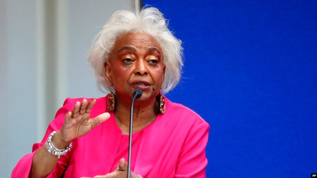 Broward County Supervisor of Elections Brenda Snipes answers questions at the Supervisor of Elections office, Nov. 12, 2018, in Lauderhill, Florida. 
