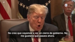 Trump: "No creo que veamos un cierre de gobierno"