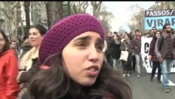 2013-03-03 美國之音視頻新聞: 葡萄牙人抗議政府緊縮政策
