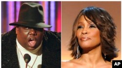 Whitney Houston y Notorious B.I.G., ambos fallecidos, están entre los 16 nominados al Salón de la Fama del Rock and Roll para el 2020.