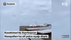 Kazakistan'da Azerbaycan Havayolları’na ait yolcu uçağı düştü