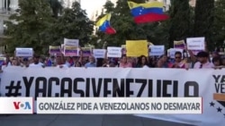 González Urrutia pide a venezolanos que "no desmayen” 