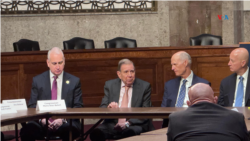 Edmundo González Urrutia se reunió con senadores y legisladores republicanos en el Capitolio en esta ciudad capital estadounidense