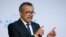 WHO Director-General Tedros Adhanom Ghebreyesus speaks during the opening of the World Health Organisation Academy in Lyon, central France, Sept. 27, 2021. 