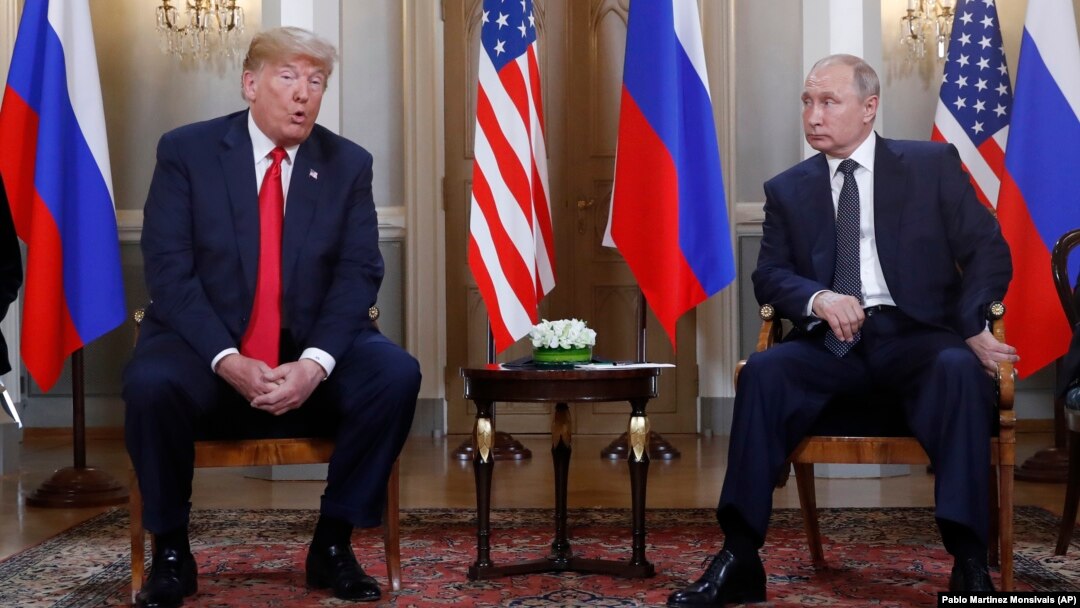 Pertemuan Presiden Trump dan Presiden Putin di Helsinki, Finlandia. (Foto: ilustrasi)
