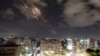 Israel's Iron Dome anti-missile system intercepts rockets, as seen from Ashkelon, Israel, Oct. 1, 2024.