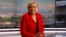 Former French presidential election candidate for the far-right Front National party Marine Le Pen poses prior to an interview on the evening news broadcast of French TV channel TF1, May 18, 2017, in Boulogne-Billancourt, near Paris. 