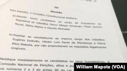 Alice Mabota e Hélder Proença viram processos refutados