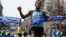 Lelisa Desisa Benti of Ethiopia crosses the finish line to win the men's division of the 117th Boston Marathon in Boston, Massachusetts April 15, 2013.