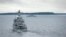 Swedish minesweeper HMS Kullen patrols the Stockholm Archipelago, Oct. 19, 2014, searching for what the military says could be a foreign underwater threat.