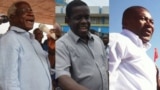 Afonso Dhlakama, Daviz Simango e Filipe Nyussi, candidatos à presidência de Moçambique