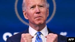 Joe Biden juramenta el 20 de enero de 2021 como el presidente número 46 de EE.UU.