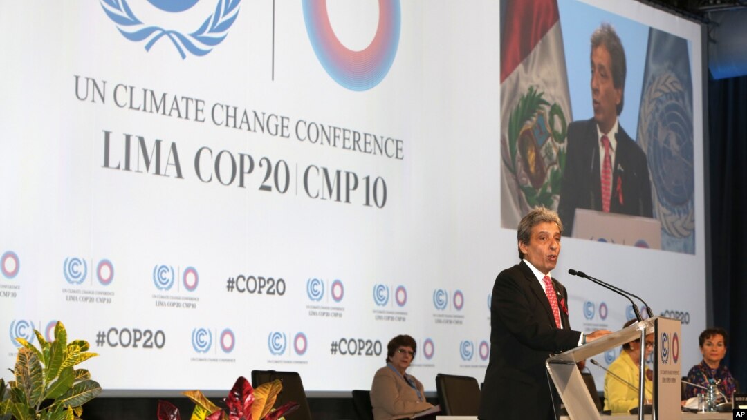 El ministro del Medio Ambiente de Perú, Manuel Pulgar-Vidal fue el encargado de inaugurar el evento sobre Cambio Climático en Lima.